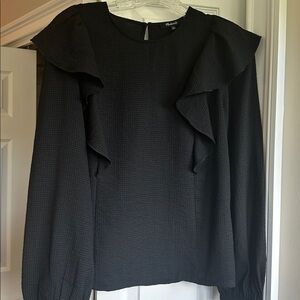 Madewell Textured Black Top